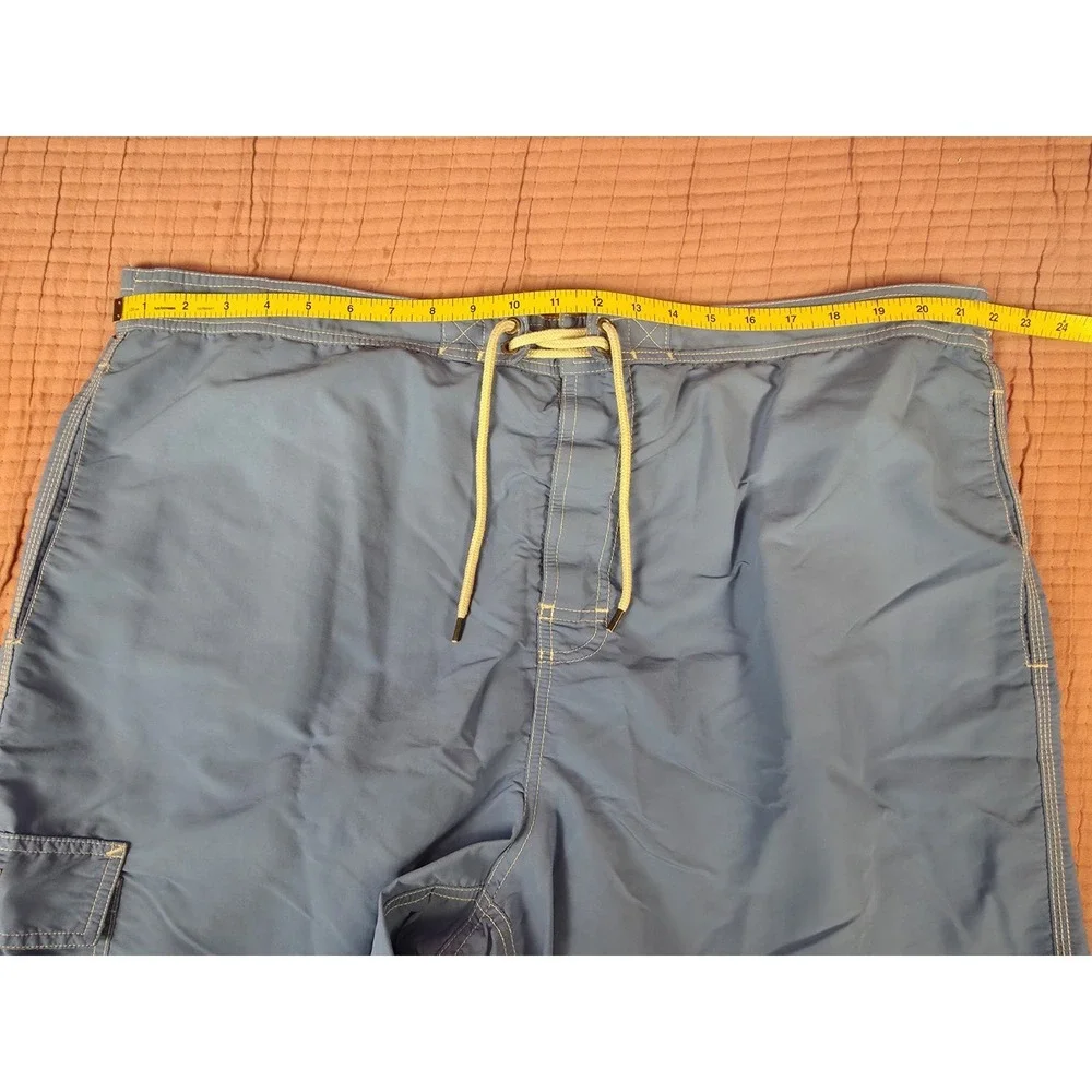 Polo Ralph Lauren Mesh Lined Swim Trunks Mens 3XB Blue Shorts Yellow Pony Beach